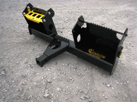 skid steer metal mover|skid steer receiver hitch.